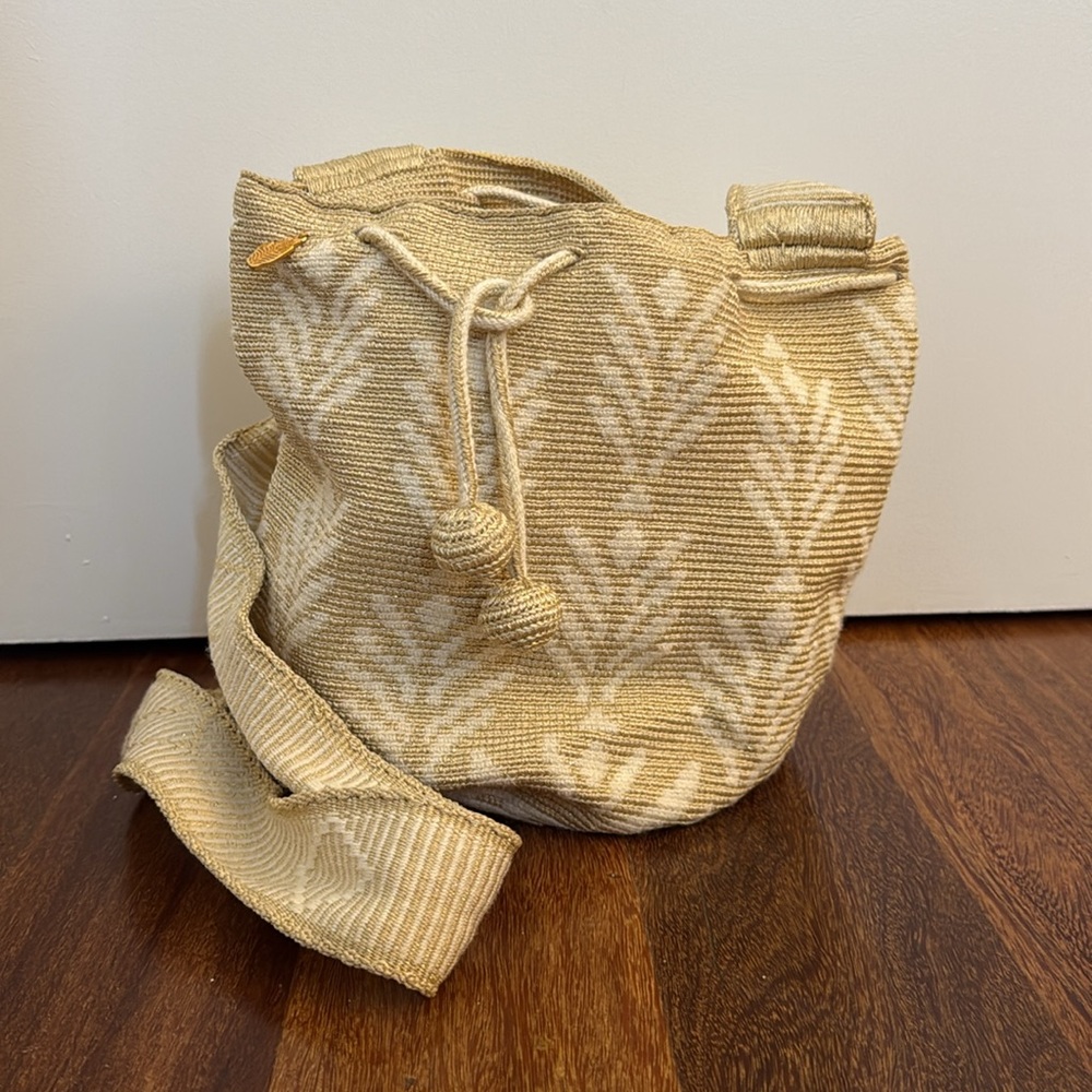 Patterned Drawstring Bag - image 1